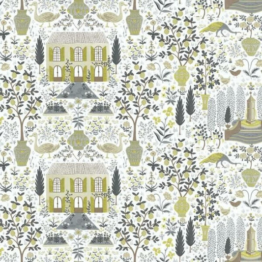 Camont Linen & Gold Wallpaper
