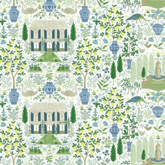 Camont Blue & Green Wallpaper