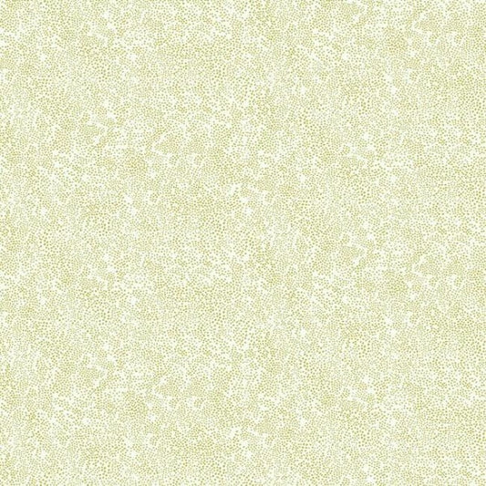 Champagne Dots Gold & White Wallpaper