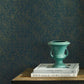 Champagne Dots Gold & Navy Wallpaper