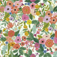 Garden Party Coral & Orange Wallpaper