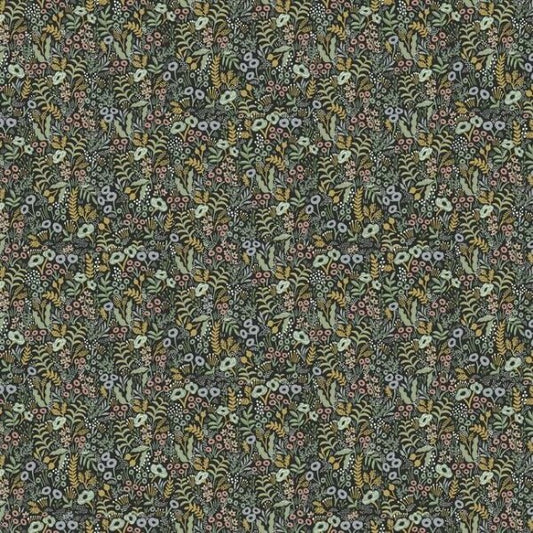 Tapestry Black Wallpaper