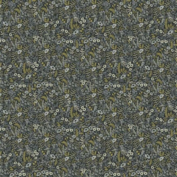 Tapestry Black & Beige Wallpaper