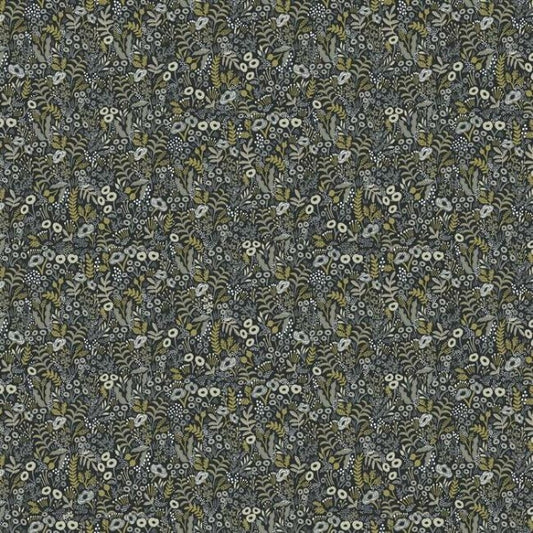 Tapestry Black & Beige Wallpaper