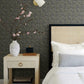 Tapestry Black & Beige Wallpaper