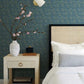 Tapestry Indigo Wallpaper