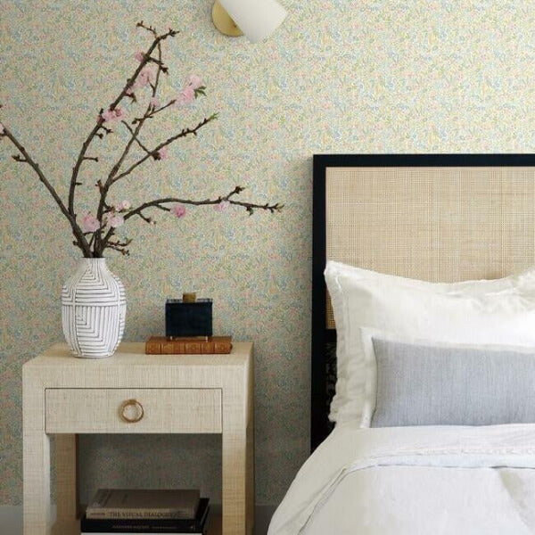 Tapestry Light Mustard Wallpaper