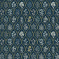 Hawthorne Navy & Gold Wallpaper