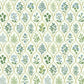 Hawthorne Blue & Green Wallpaper