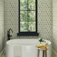 Hawthorne Blue & Green Wallpaper