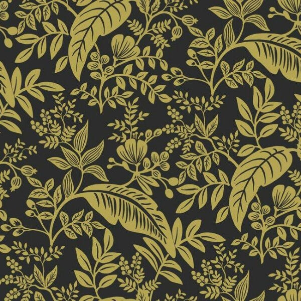 Canopy Gold & Black Wallpaper