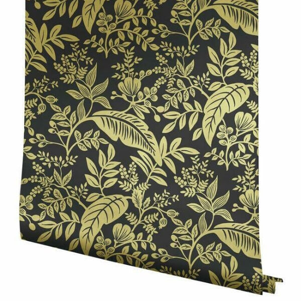 Canopy Gold & Black Wallpaper
