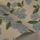 Hydrangea Blue & White Wallpaper