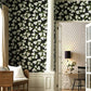 Hydrangea Black & White Wallpaper