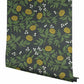 Peonies Black & Gold Wallpaper
