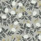 Peonies Grey Wallpaper