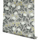 Peonies Grey Wallpaper