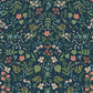 Wildwood Navy Wallpaper