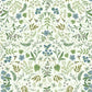 Wildwood Blue & Green Wallpaper
