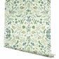Wildwood Blue & Green Wallpaper