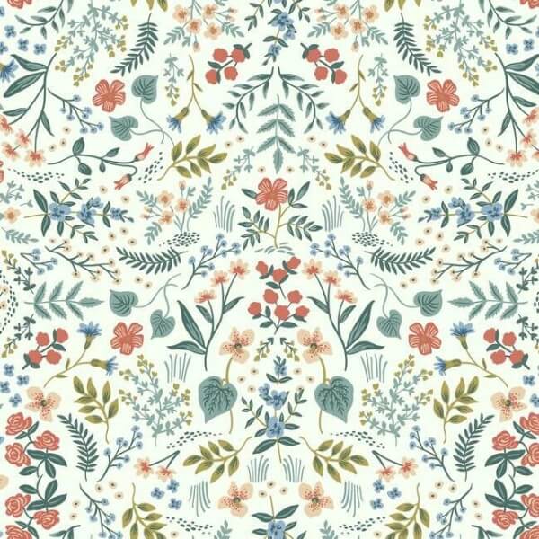 Wildwood Beige & Coral Wallpaper