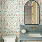 Wildwood Beige & Coral Wallpaper