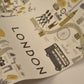 City Maps Grey & Gold Wallpaper