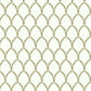 Laurel Gold & White Wallpaper