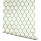 Laurel Gold & White Wallpaper