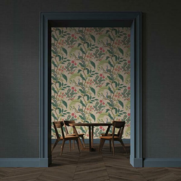 Palette Navy Wallpaper