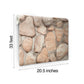 River Rock Slate Grey & Desert Brown Wallpaper