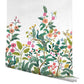 Peacock White Wall Mural