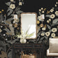 Peacock Black Wall Mural