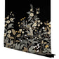 Peacock Black Wall Mural