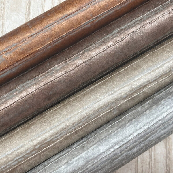 Vintage Tin Burnished Bronze Wallpaper