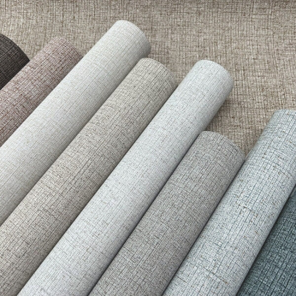 Rugged Linen Adirondack Wallpaper