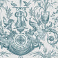 Avian Fountain Toile Jade Wallpaper