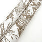Avian Fountain Toile Mink Wallpaper