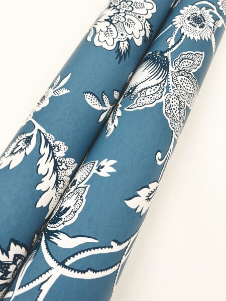 Sutton Blue Wallpaper