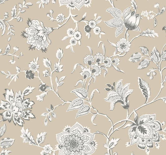 Sutton Taupe Wallpaper