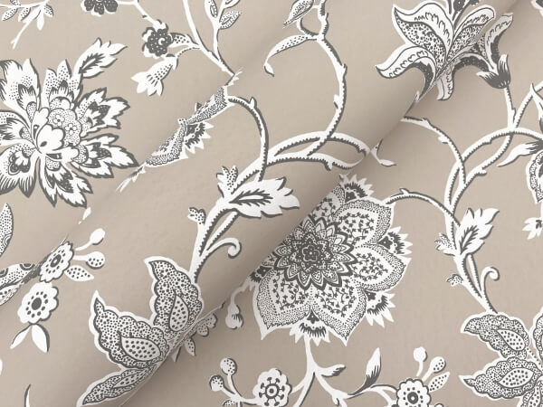 Sutton Taupe Wallpaper