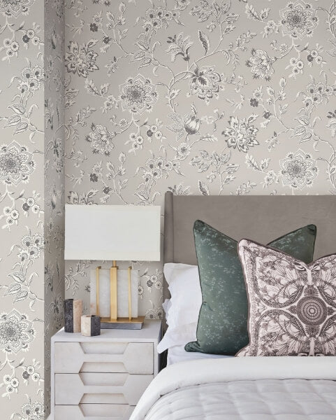 Sutton Grey Wallpaper
