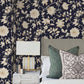 Sutton Black Wallpaper