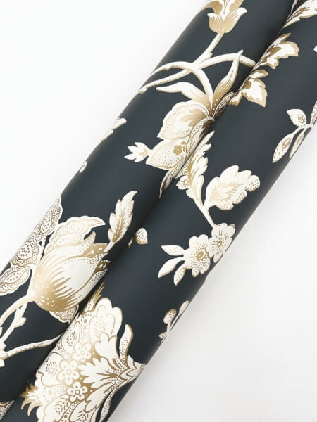 Sutton Black Wallpaper