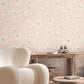 Sutton Blush Wallpaper