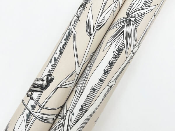 Bambou Toile Beige Wallpaper