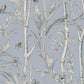 Bambou Toile Sky Blue Wallpaper