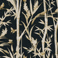 Bambou Toile Black Wallpaper