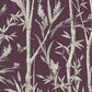 Bambou Toile Burgundy Wallpaper
