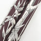 Bambou Toile Burgundy Wallpaper